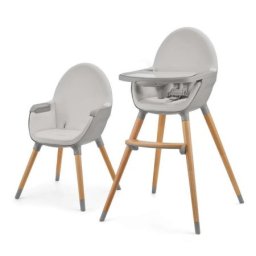 Kinderkraft stolica za hranjenje 2u1 fini2 grey ( khfini02gry0000 )