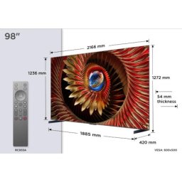 TCL 98C8K/MiniLED-QLED/98"/4K UHD/144Hz/Google TV/crna ( 98C8K )