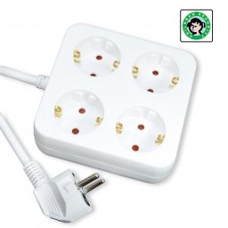 Prenosna četvorostruka priključnica (produžni kabl) 16A 250V 3680W PM4XP-5M DZ