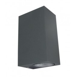Zidna lampa antracit siva Max.35W IP44 2xGU10 baštenska M952020 A Mitea Lighting