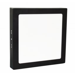 Nadgradni kvadratni led panel crni 24W 6500K M24NK-BK