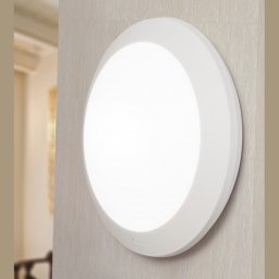 Zidna/plafonska lampa bela UMBERTA 350mm IP66 1xE27 1B3.000.000.E27 Fumagalli