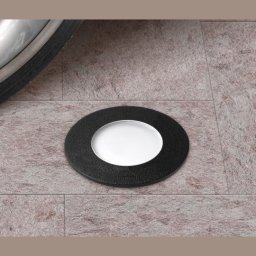Ugradna lampa crna CECI 90 okrugla spoljna IP67 1xGU10 LED 3.5W 4000K - sijalica uključena uz proizvod 1F1.000.000.U1L Fumagalli