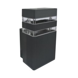 Zidna lampa antracit siva Max.1x35W IP44 1xGU10 dva reda M036 II A Mitea Lighting