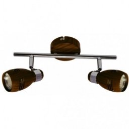 Spot lampa braon 2x4W 3000K GU10 LED 700lm M160120