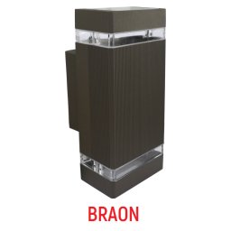 Zidna lampa braon Max.2x35W IP44 2xGU10 M035 B