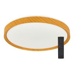 LED plafonjera boja drveta 2x36W 180~260V 3CCT 3000/4000/6500K fi500mm SMD sa daljinskim M205432