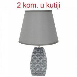 Stona lampa siva 1x40W E27 (2 kom. u kutiji) M1015