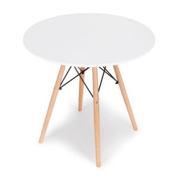 TORINO OKRUGLI STO 80 cm WHITE