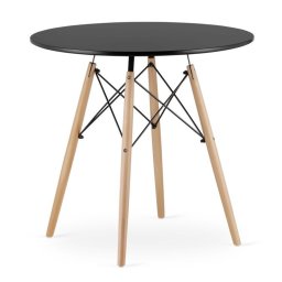 TORINO OKRUGLI STO 80 cm BLACK
