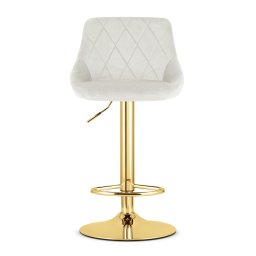 Barska stolica Kast white / gold baza