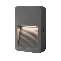 LED svetiljka 1321 siva spoljna zidna IP65 05.0352