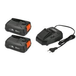 Punjač za baterije i dve baterije 18V 2,5AH P4A SET Gardena GA 14907-20