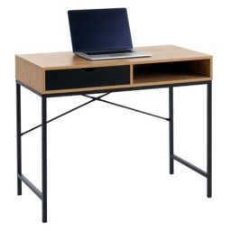 Radni sto 48x95 hrast/crna 2