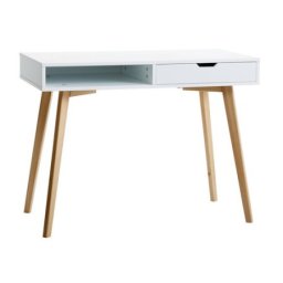 Radni sto 50x100 bela/natur 2
