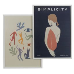 Ram za slike 50x70 cm bela