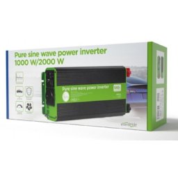 Gembird EG-PWC-PS1000-01 12V Cist sinusni inverter DC/AC 1000W + USB port, 2,7KG