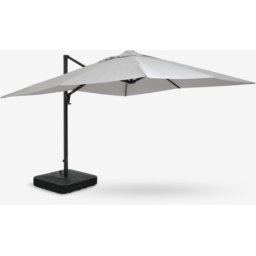 Viseći suncobran Š300xD300 svetlo sivi
