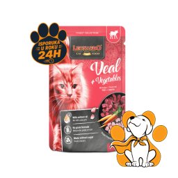 Leonardo Finest Selection Cat Veal 85g,Hrana Bogata Nemasnom Teletinom i Povrćem