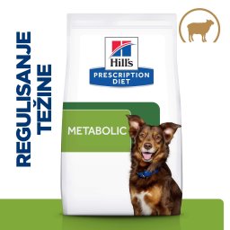 Hill’s Prescription Diet Metabolic Hrana za Pse sa Jagnjetinom i Pirinčem 12 kg