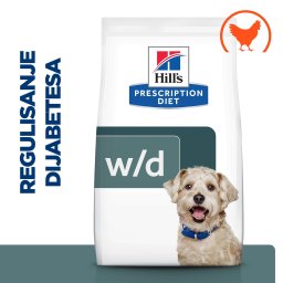 Hill’s Prescription Diet w/d Multi-Benefit Hrana za Pse sa Piletinom 1,5 kg