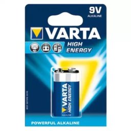Varta 6LR61 High Energy 9V, nepunjiva Baterija
