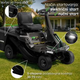 ISKRA ERO traktorska kosilica za travu 224 cm3