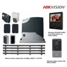 SET motor za kapiju i video interfon