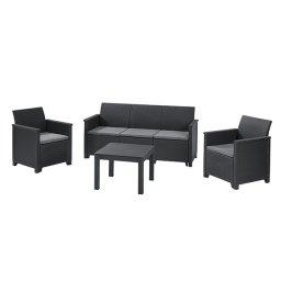 Baštenski set Elodie 3 seater grafit Keter CU 246150