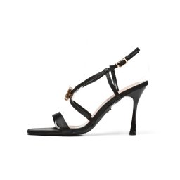 LS242661BLK - Ženske sandale na štiklu