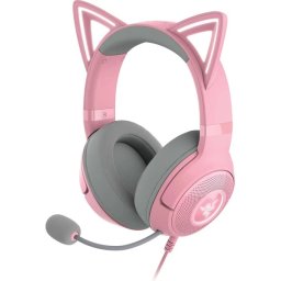Bežične slušalice sa mikrofonom Razer Kraken Kitty V2 Pink