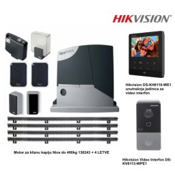 SET motor za kapiju i video interfon