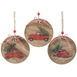 Novogodišnji ukras "christmas car" 10,5cm ( 72273 )