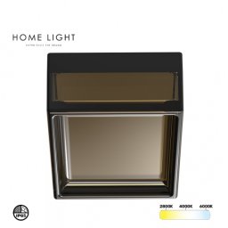 LED PLAFONJERA BL130CW 9W CCT CRNA IP65