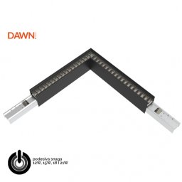 DAWN LED SVETILJKA LL40 L(90°) 21/18/15/12W CCT CRNA