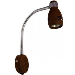 Spot lampa sa prekidačem braon 1x4W 3000K GU10 LED 350lm M160110