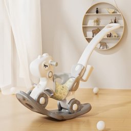 Dečiji konjić Njihalica Guralica 3u1 Grey ( 13271 )