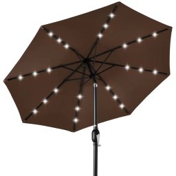 Suncobran sa led osvetljenjem biege Bolzz