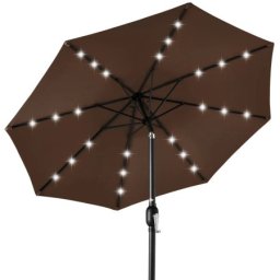 Bolzz suncobran sa led osvetljenjem biege ( bolsunledbie )