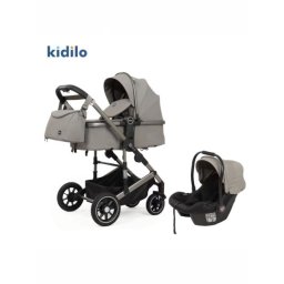 Kidilo a10+c kolica za bebe dark gray ( kidkola10cdg )