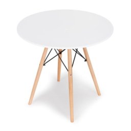 Bolzz torino okrugli sto 80 cm white ( boltortblwhit )