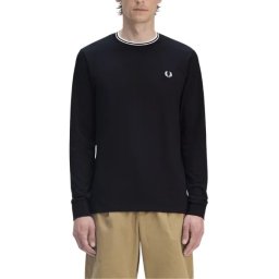 FRED PERRY LONG TWIN MAJICA BK