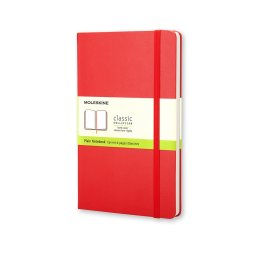 Moleskine Rokovnik Large Notebook Red Hard Cover Plain