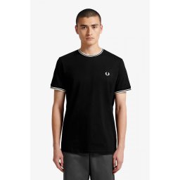 FRED PERRY TWIN MAJICA BLK