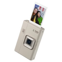 FUJIFILM INSTAX Mini LiPlay+ Hybrid Instant Camera (Sand Beige)