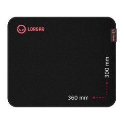 Lorgar main 323, gaming mouse pad, precise control surface 360mm x 300mm x 3mm ( LRG-GMP323 )