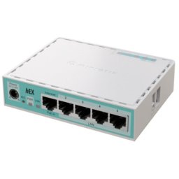 Mikrotik E50UG hEX, 5x Gigabit Ethernet ports, Passive PoE