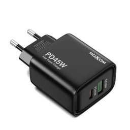 Moxom Kuciste punjaca mx-hc178 usb+type-c qc18w pd45w crno ( P1250 )
