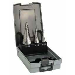 Bosch 3-delni set stepenastih burgija HSS 4-12 4-20 6-30 mm ( 2608587426 )