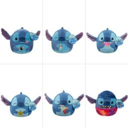 Squishmallows pliš stitch 20cm sort ( 1100044525 )